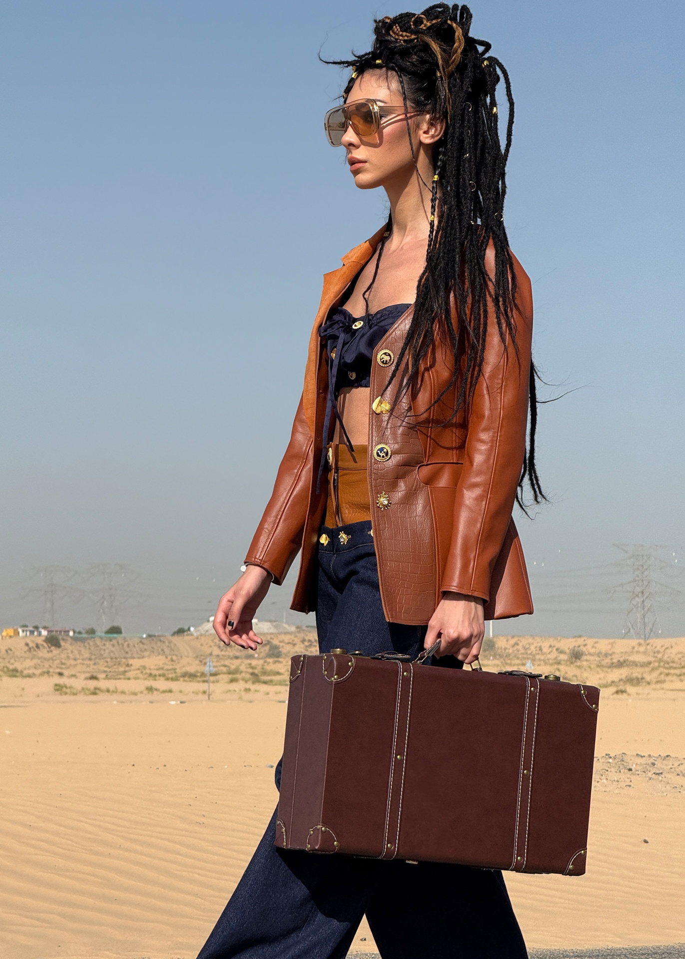 Terra luxe leather jacket