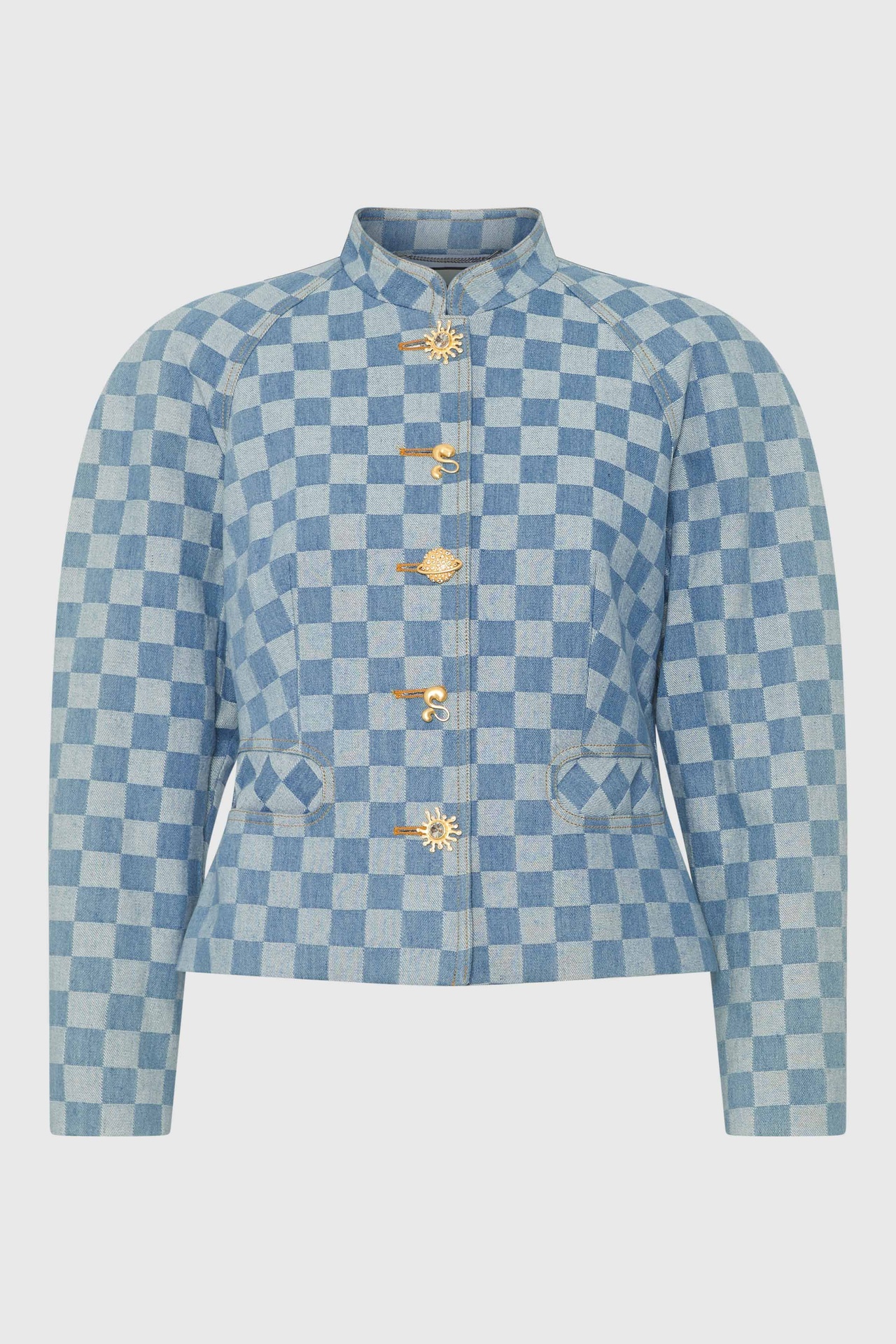 Checkered Cosmo Jacket (UK6)