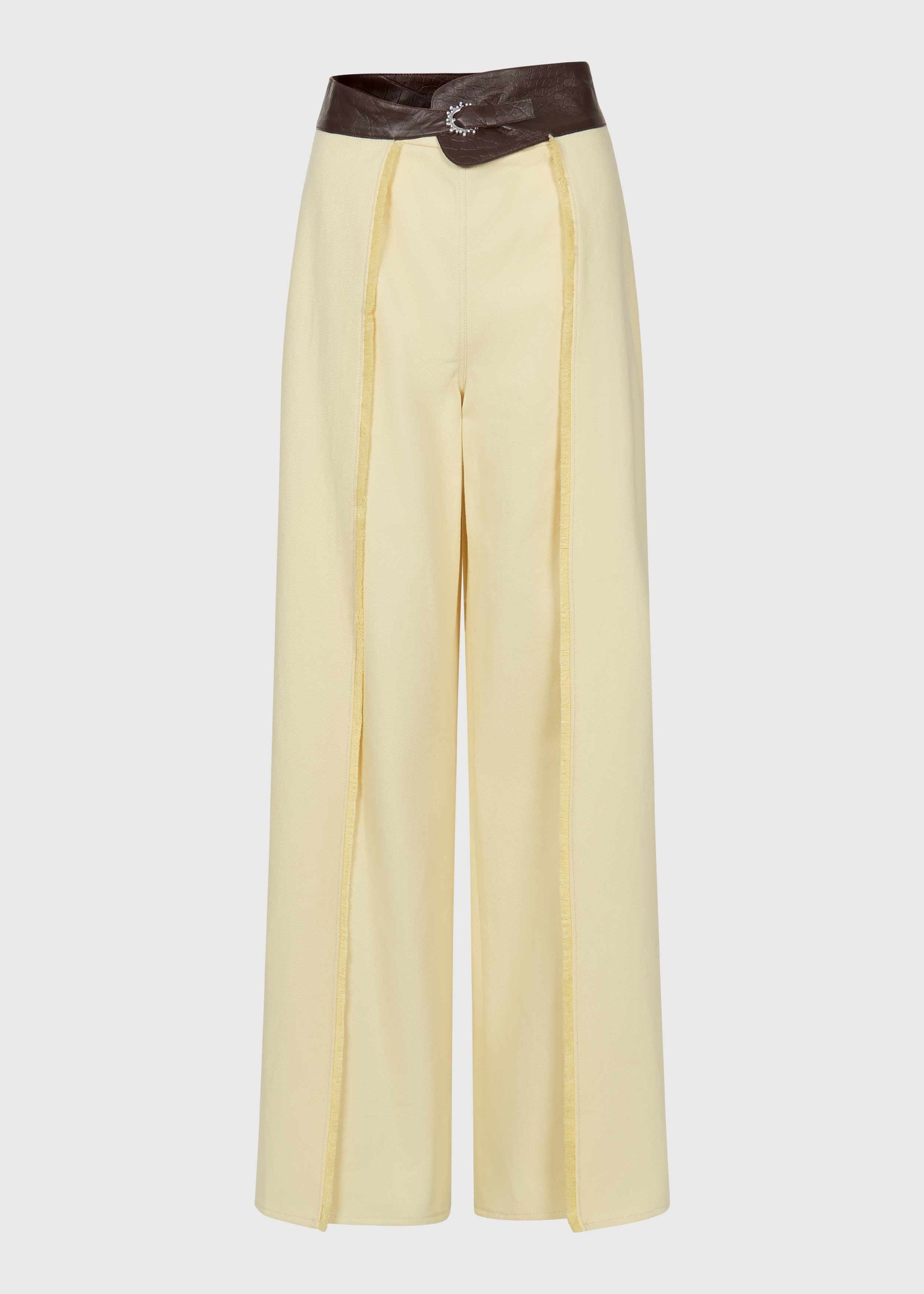 Desert Croc Yellow Denim Trousers (UK6)