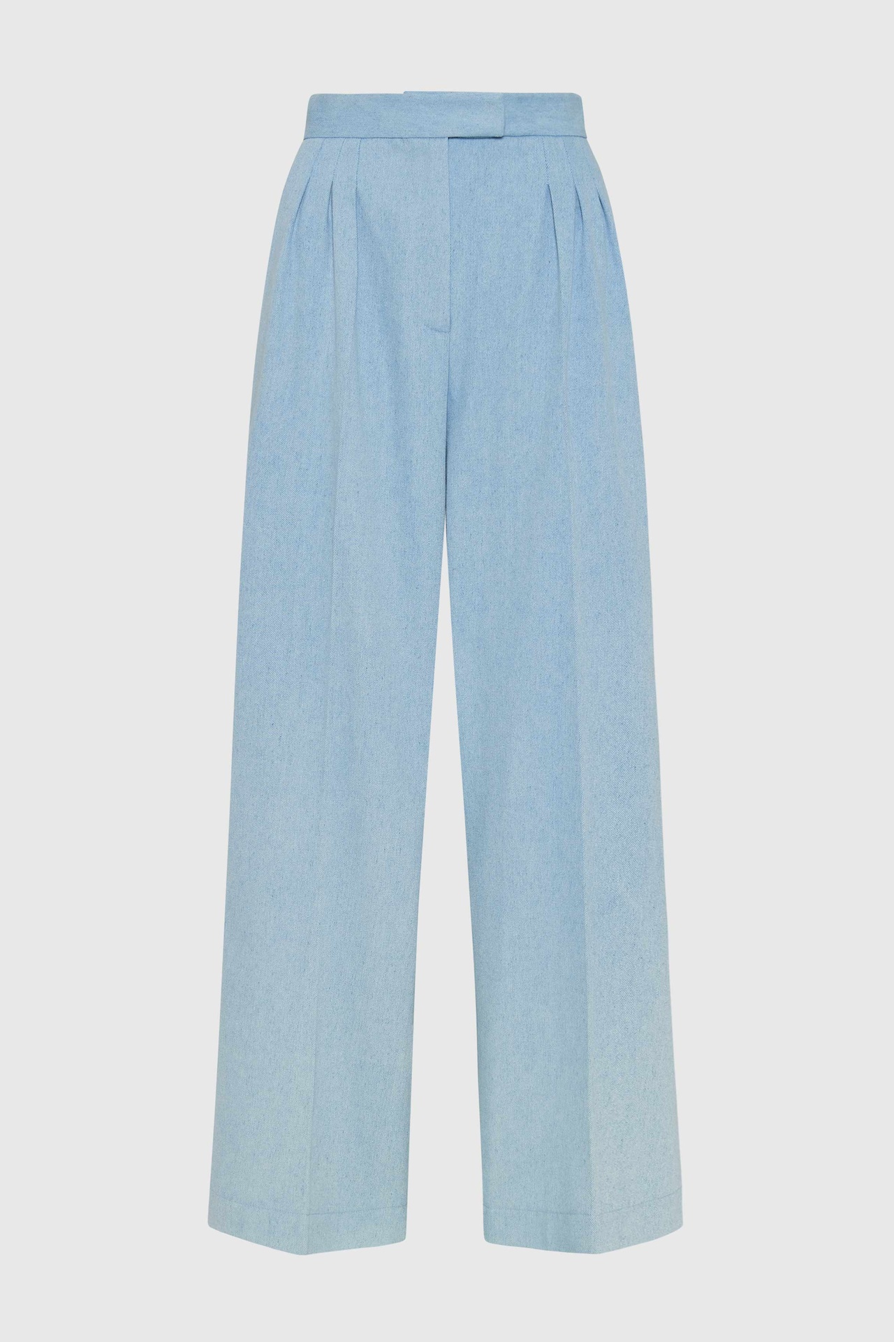 Pleated Denim Trousers (UK6)