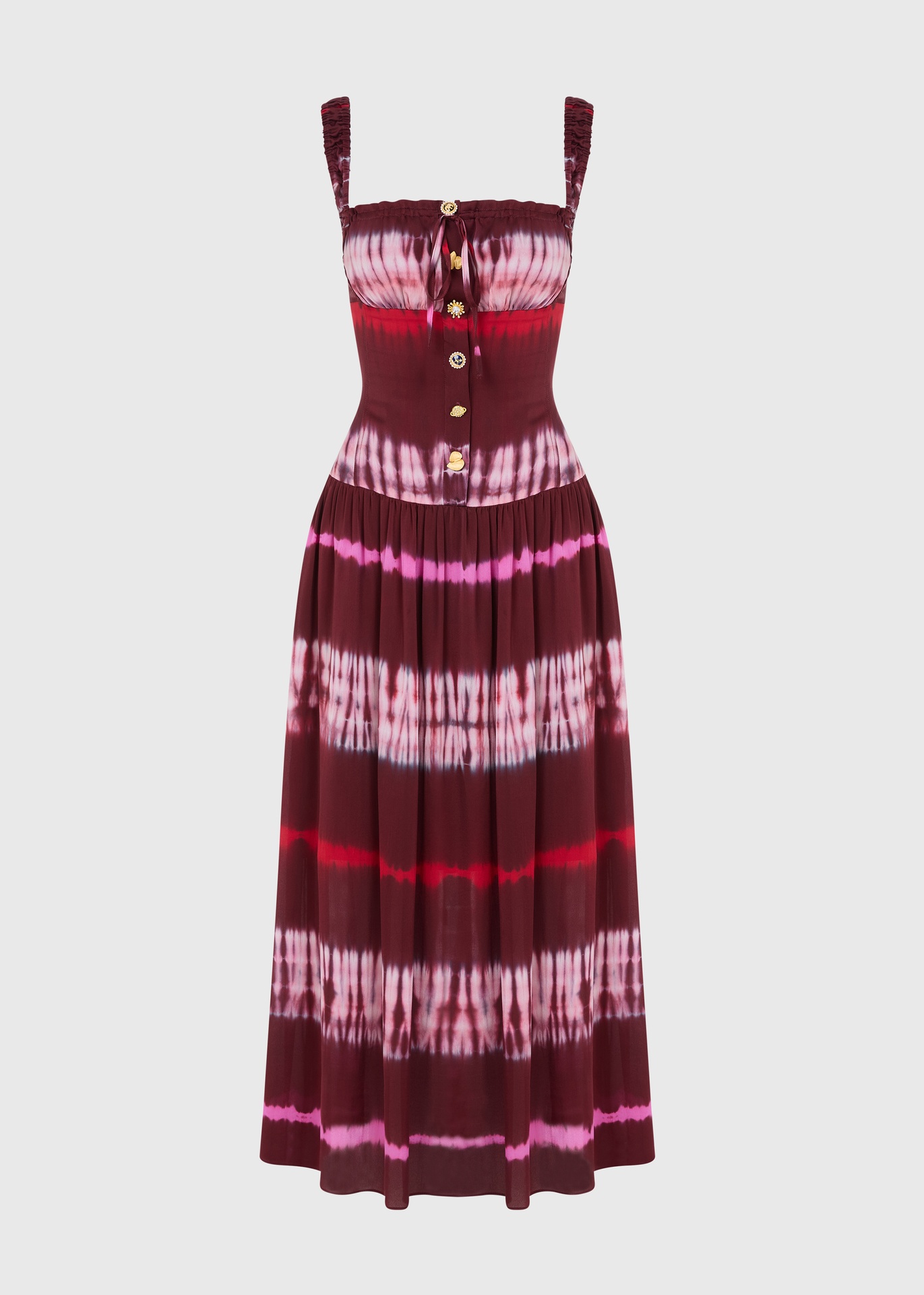 Soleia Red Silk Dress (UK6)
