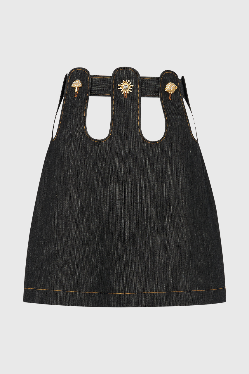 Wavey Wonder Mini Skirt (UK6)